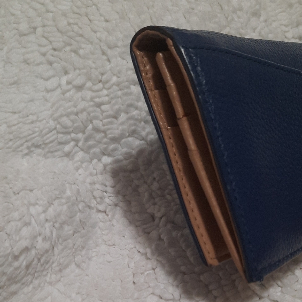 Nordstrom Midnight Blue Leather Wallet - Picture 9 of 10